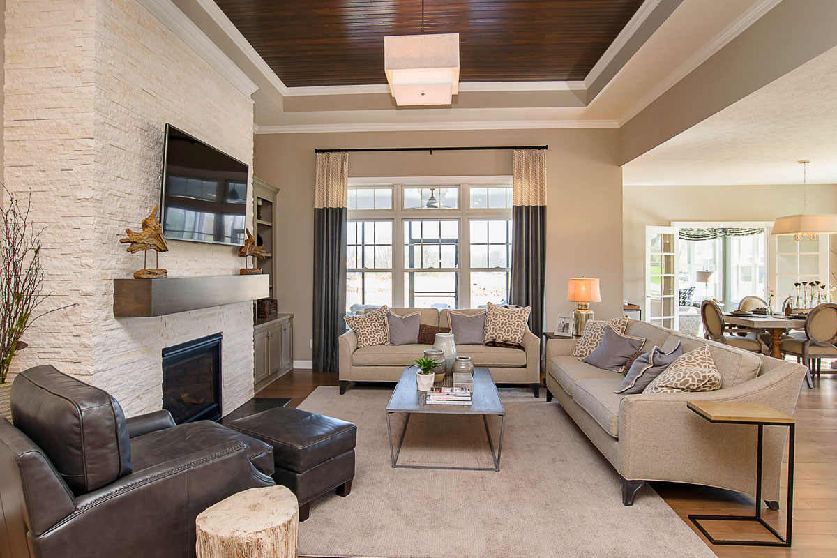 Prairie Landing single-family home interior - Living Room