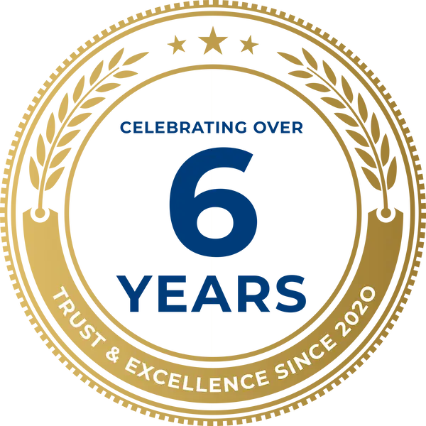 Years-Seal-PrairieLanding - Prairie Landing Celebrating over 6 years.